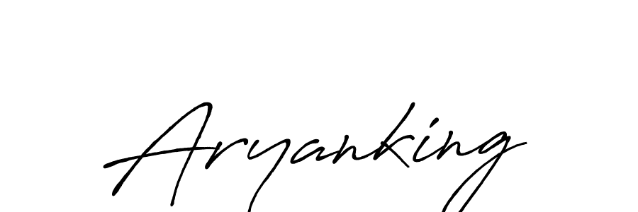 It looks lik you need a new signature style for name Aryanking. Design unique handwritten (Antro_Vectra_Bolder) signature with our free signature maker in just a few clicks. Aryanking signature style 7 images and pictures png