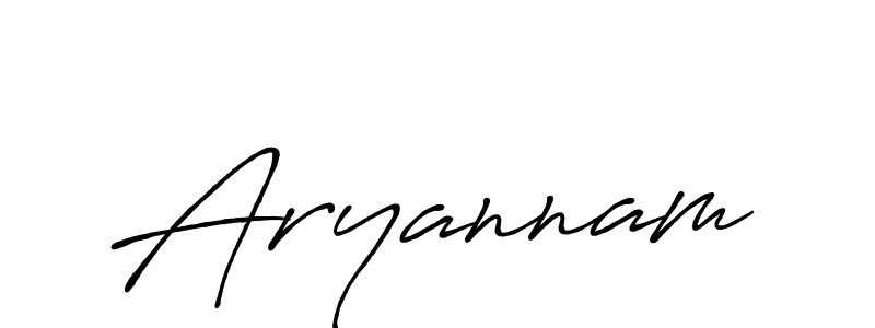 Also we have Aryannam name is the best signature style. Create professional handwritten signature collection using Antro_Vectra_Bolder autograph style. Aryannam signature style 7 images and pictures png