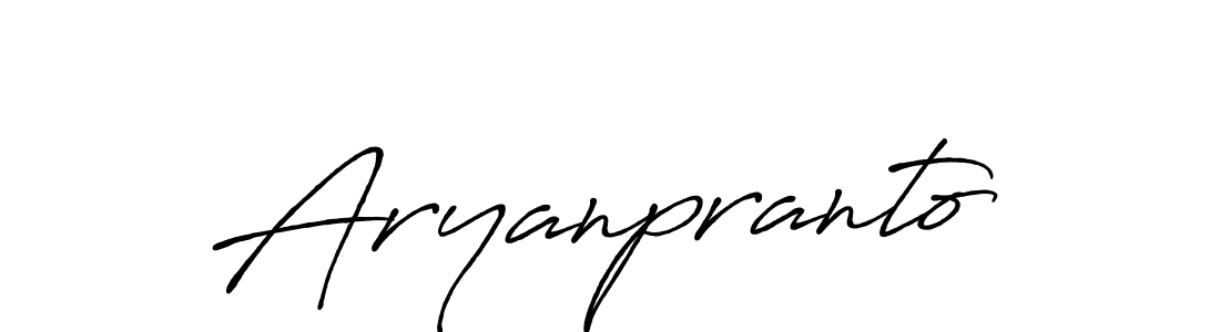 Also we have Aryanpranto name is the best signature style. Create professional handwritten signature collection using Antro_Vectra_Bolder autograph style. Aryanpranto signature style 7 images and pictures png