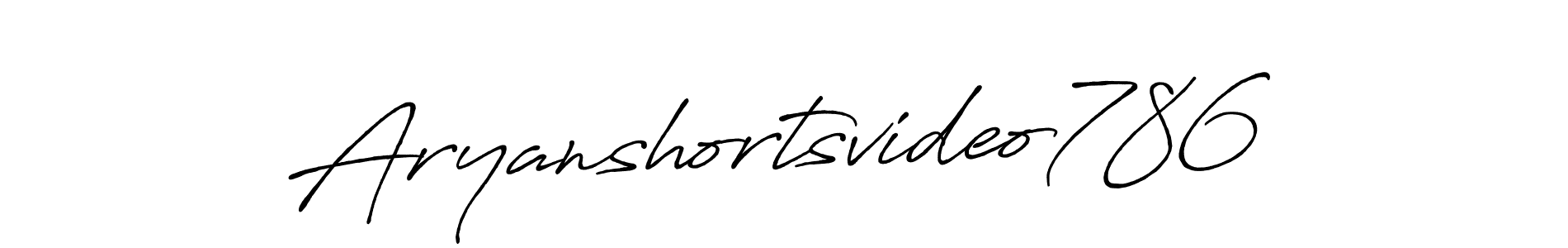 Make a beautiful signature design for name Aryanshortsvideo786. Use this online signature maker to create a handwritten signature for free. Aryanshortsvideo786 signature style 7 images and pictures png