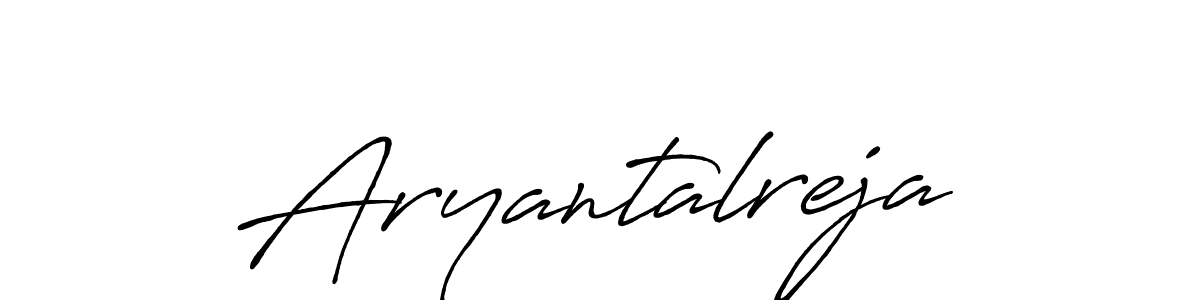 if you are searching for the best signature style for your name Aryantalreja. so please give up your signature search. here we have designed multiple signature styles  using Antro_Vectra_Bolder. Aryantalreja signature style 7 images and pictures png