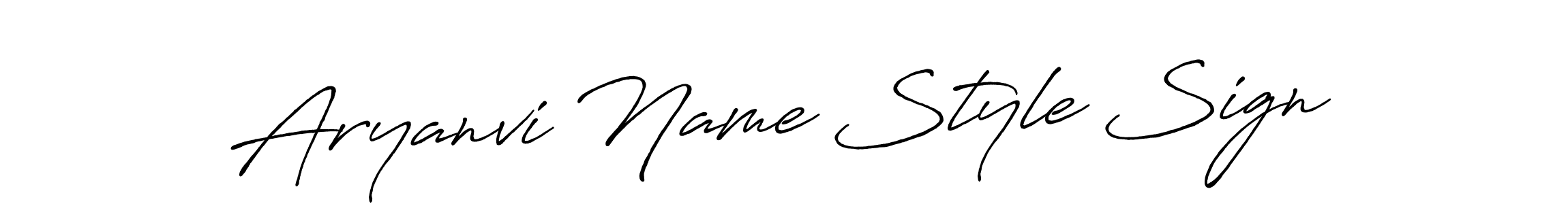 Make a beautiful signature design for name Aryanvi Name Style Sign. With this signature (Antro_Vectra_Bolder) style, you can create a handwritten signature for free. Aryanvi Name Style Sign signature style 7 images and pictures png