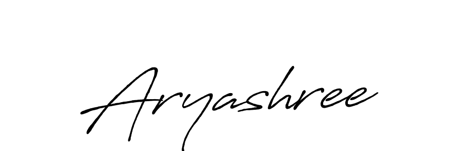 Also we have Aryashree name is the best signature style. Create professional handwritten signature collection using Antro_Vectra_Bolder autograph style. Aryashree signature style 7 images and pictures png