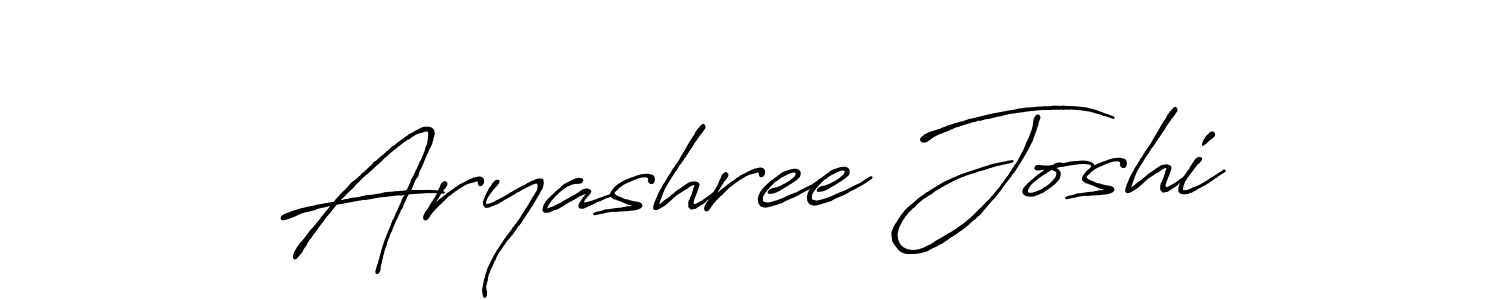Use a signature maker to create a handwritten signature online. With this signature software, you can design (Antro_Vectra_Bolder) your own signature for name Aryashree Joshi. Aryashree Joshi signature style 7 images and pictures png