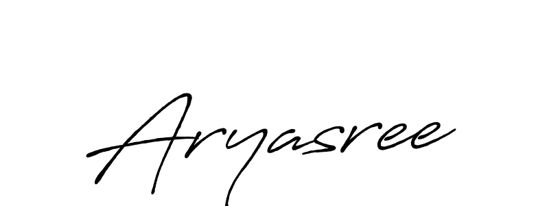 Create a beautiful signature design for name Aryasree. With this signature (Antro_Vectra_Bolder) fonts, you can make a handwritten signature for free. Aryasree signature style 7 images and pictures png