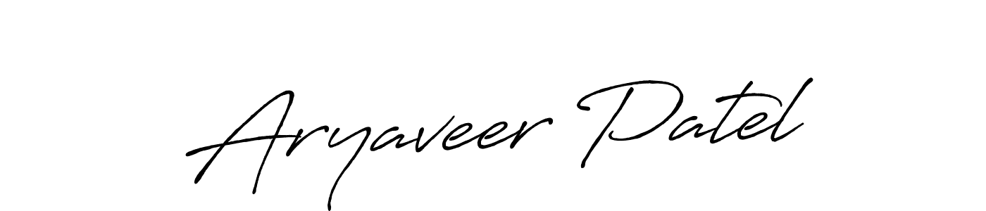 Use a signature maker to create a handwritten signature online. With this signature software, you can design (Antro_Vectra_Bolder) your own signature for name Aryaveer Patel. Aryaveer Patel signature style 7 images and pictures png