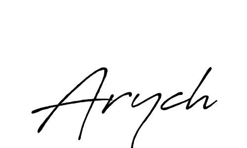 Once you've used our free online signature maker to create your best signature Antro_Vectra_Bolder style, it's time to enjoy all of the benefits that Arych name signing documents. Arych signature style 7 images and pictures png