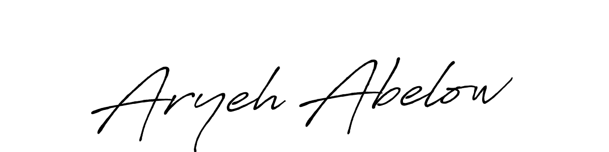 Antro_Vectra_Bolder is a professional signature style that is perfect for those who want to add a touch of class to their signature. It is also a great choice for those who want to make their signature more unique. Get Aryeh Abelow name to fancy signature for free. Aryeh Abelow signature style 7 images and pictures png