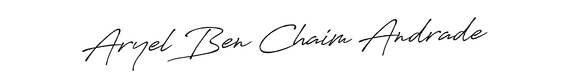 Also You can easily find your signature by using the search form. We will create Aryel Ben Chaim Andrade name handwritten signature images for you free of cost using Antro_Vectra_Bolder sign style. Aryel Ben Chaim Andrade signature style 7 images and pictures png