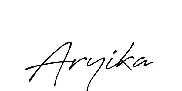 Aryika stylish signature style. Best Handwritten Sign (Antro_Vectra_Bolder) for my name. Handwritten Signature Collection Ideas for my name Aryika. Aryika signature style 7 images and pictures png