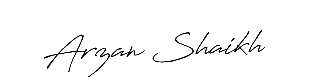 Here are the top 10 professional signature styles for the name Arzan Shaikh. These are the best autograph styles you can use for your name. Arzan Shaikh signature style 7 images and pictures png