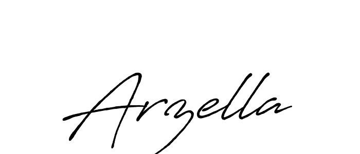 How to make Arzella name signature. Use Antro_Vectra_Bolder style for creating short signs online. This is the latest handwritten sign. Arzella signature style 7 images and pictures png
