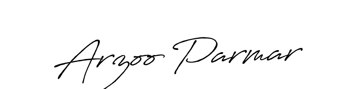 Here are the top 10 professional signature styles for the name Arzoo Parmar. These are the best autograph styles you can use for your name. Arzoo Parmar signature style 7 images and pictures png