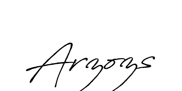 Also we have Arzozs name is the best signature style. Create professional handwritten signature collection using Antro_Vectra_Bolder autograph style. Arzozs signature style 7 images and pictures png