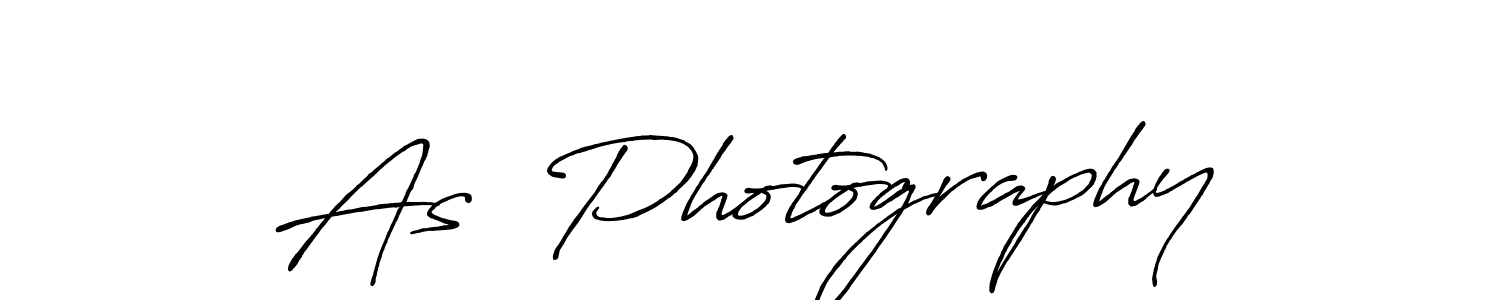 How to make As  Photography signature? Antro_Vectra_Bolder is a professional autograph style. Create handwritten signature for As  Photography name. As  Photography signature style 7 images and pictures png