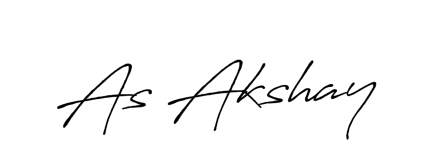 Also You can easily find your signature by using the search form. We will create As Akshay name handwritten signature images for you free of cost using Antro_Vectra_Bolder sign style. As Akshay signature style 7 images and pictures png