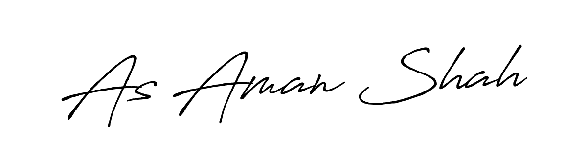 Make a short As Aman Shah signature style. Manage your documents anywhere anytime using Antro_Vectra_Bolder. Create and add eSignatures, submit forms, share and send files easily. As Aman Shah signature style 7 images and pictures png