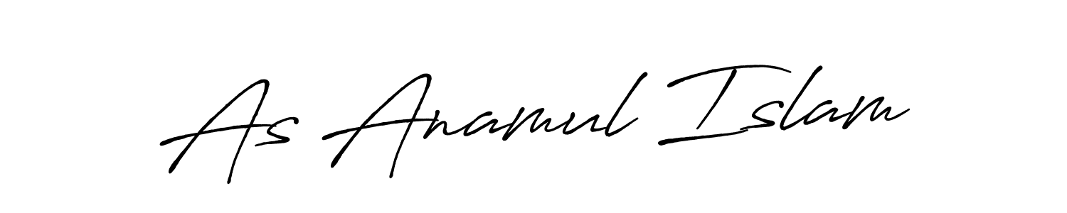Make a short As Anamul Islam signature style. Manage your documents anywhere anytime using Antro_Vectra_Bolder. Create and add eSignatures, submit forms, share and send files easily. As Anamul Islam signature style 7 images and pictures png