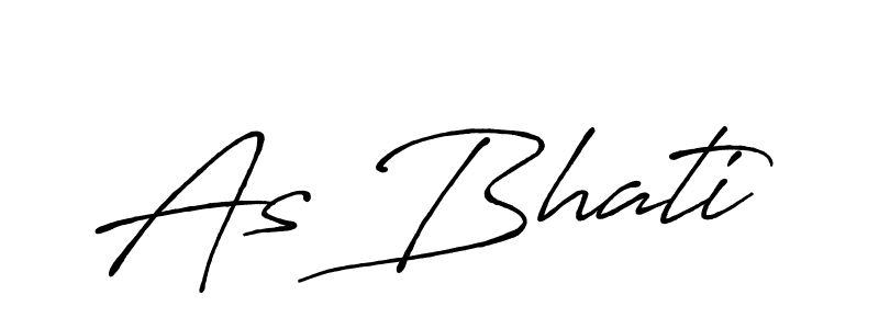 How to Draw As Bhati signature style? Antro_Vectra_Bolder is a latest design signature styles for name As Bhati. As Bhati signature style 7 images and pictures png