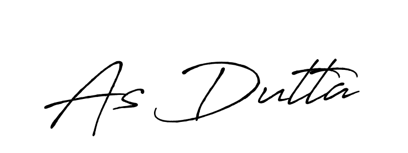 How to Draw As Dutta signature style? Antro_Vectra_Bolder is a latest design signature styles for name As Dutta. As Dutta signature style 7 images and pictures png