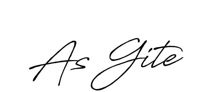 It looks lik you need a new signature style for name As Gite. Design unique handwritten (Antro_Vectra_Bolder) signature with our free signature maker in just a few clicks. As Gite signature style 7 images and pictures png