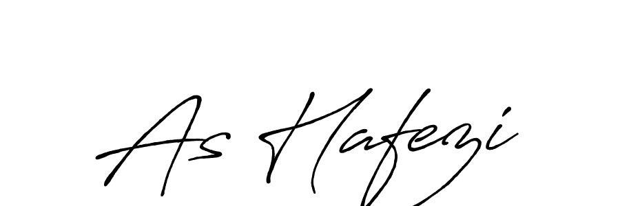 How to make As Hafezi name signature. Use Antro_Vectra_Bolder style for creating short signs online. This is the latest handwritten sign. As Hafezi signature style 7 images and pictures png