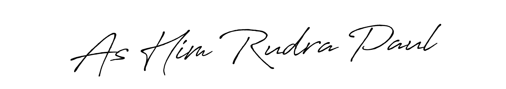 It looks lik you need a new signature style for name As Him Rudra Paul. Design unique handwritten (Antro_Vectra_Bolder) signature with our free signature maker in just a few clicks. As Him Rudra Paul signature style 7 images and pictures png