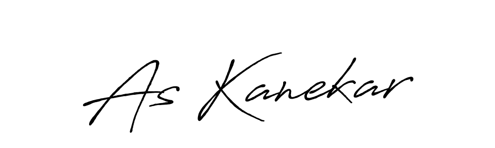 As Kanekar stylish signature style. Best Handwritten Sign (Antro_Vectra_Bolder) for my name. Handwritten Signature Collection Ideas for my name As Kanekar. As Kanekar signature style 7 images and pictures png