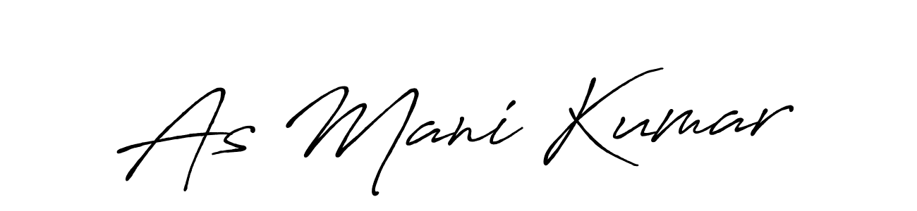 It looks lik you need a new signature style for name As Mani Kumar. Design unique handwritten (Antro_Vectra_Bolder) signature with our free signature maker in just a few clicks. As Mani Kumar signature style 7 images and pictures png