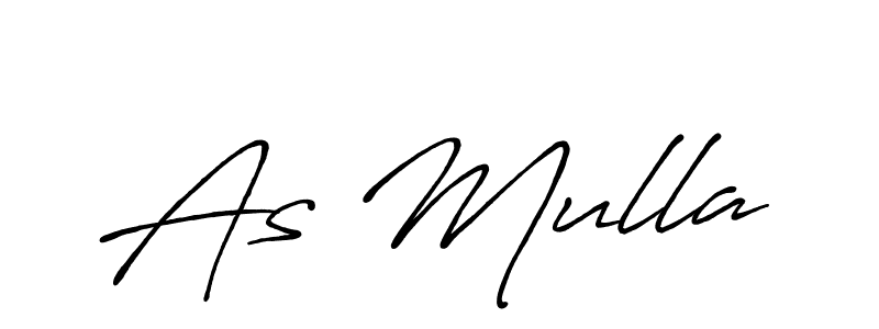 You should practise on your own different ways (Antro_Vectra_Bolder) to write your name (As Mulla) in signature. don't let someone else do it for you. As Mulla signature style 7 images and pictures png