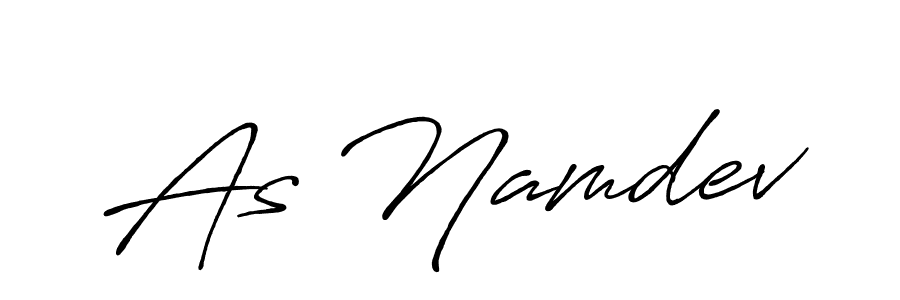 Also we have As Namdev name is the best signature style. Create professional handwritten signature collection using Antro_Vectra_Bolder autograph style. As Namdev signature style 7 images and pictures png