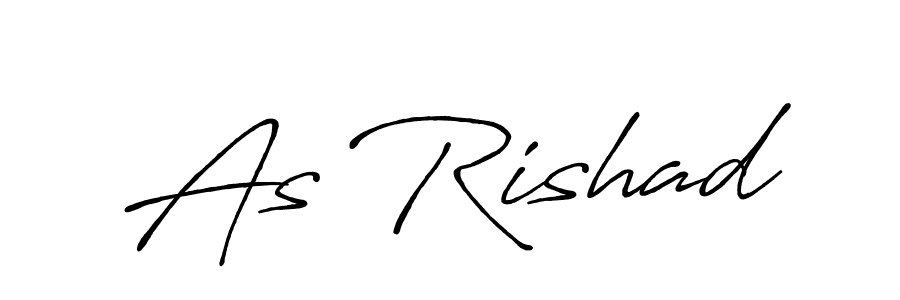 As Rishad stylish signature style. Best Handwritten Sign (Antro_Vectra_Bolder) for my name. Handwritten Signature Collection Ideas for my name As Rishad. As Rishad signature style 7 images and pictures png
