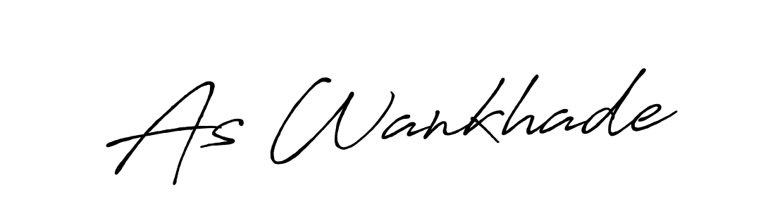 Make a short As Wankhade signature style. Manage your documents anywhere anytime using Antro_Vectra_Bolder. Create and add eSignatures, submit forms, share and send files easily. As Wankhade signature style 7 images and pictures png