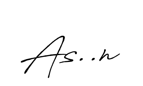 How to make As..n name signature. Use Antro_Vectra_Bolder style for creating short signs online. This is the latest handwritten sign. As..n signature style 7 images and pictures png