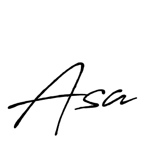 Asa stylish signature style. Best Handwritten Sign (Antro_Vectra_Bolder) for my name. Handwritten Signature Collection Ideas for my name Asa. Asa signature style 7 images and pictures png