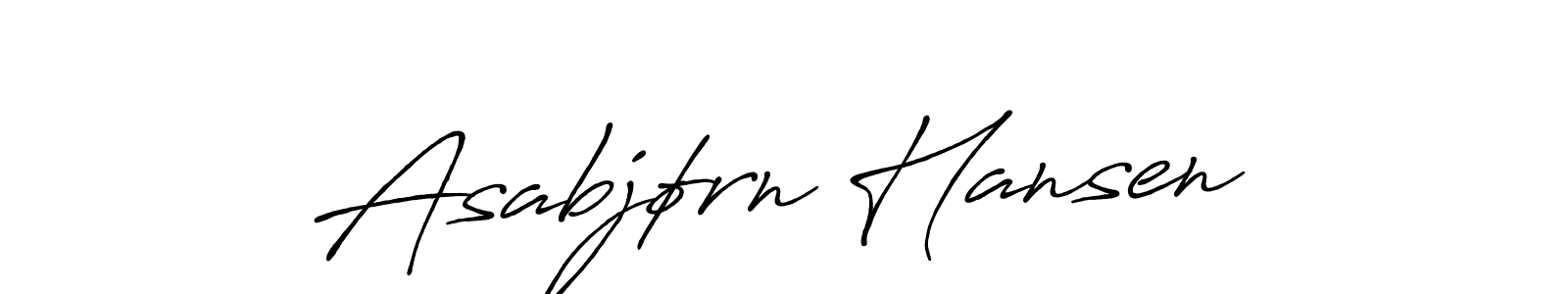 Also we have Asabjørn Hansen name is the best signature style. Create professional handwritten signature collection using Antro_Vectra_Bolder autograph style. Asabjørn Hansen signature style 7 images and pictures png