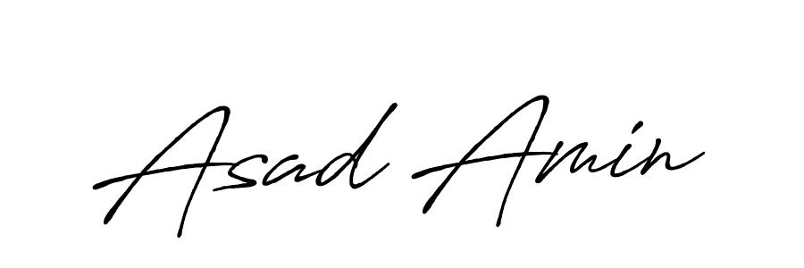 Use a signature maker to create a handwritten signature online. With this signature software, you can design (Antro_Vectra_Bolder) your own signature for name Asad Amin. Asad Amin signature style 7 images and pictures png