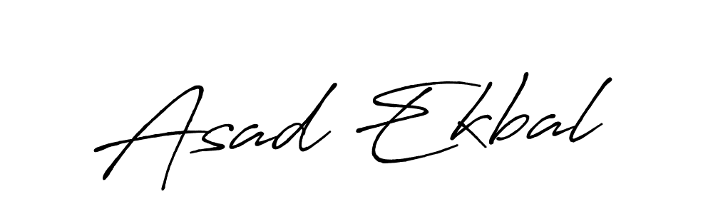 Also we have Asad Ekbal name is the best signature style. Create professional handwritten signature collection using Antro_Vectra_Bolder autograph style. Asad Ekbal signature style 7 images and pictures png