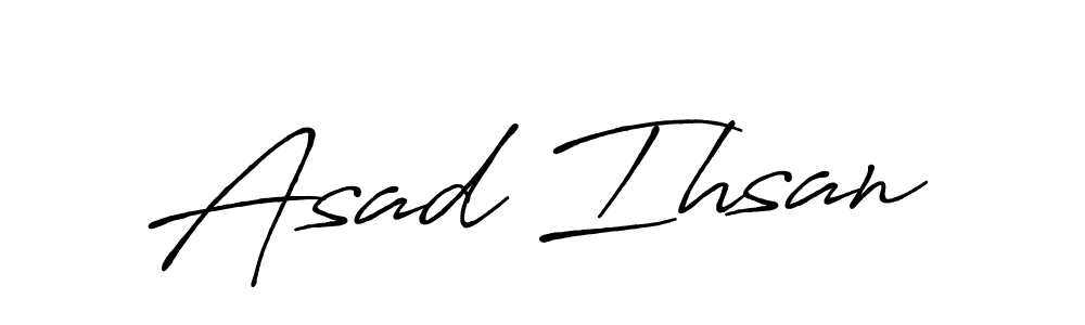 How to make Asad Ihsan signature? Antro_Vectra_Bolder is a professional autograph style. Create handwritten signature for Asad Ihsan name. Asad Ihsan signature style 7 images and pictures png