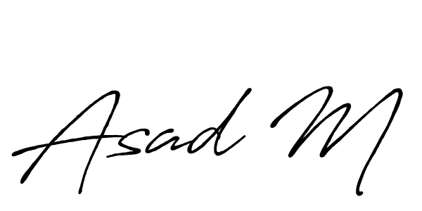 You can use this online signature creator to create a handwritten signature for the name Asad M. This is the best online autograph maker. Asad M signature style 7 images and pictures png