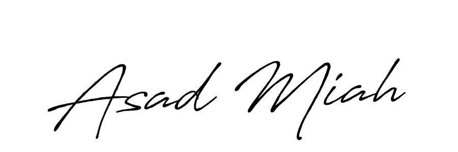 You should practise on your own different ways (Antro_Vectra_Bolder) to write your name (Asad Miah) in signature. don't let someone else do it for you. Asad Miah signature style 7 images and pictures png