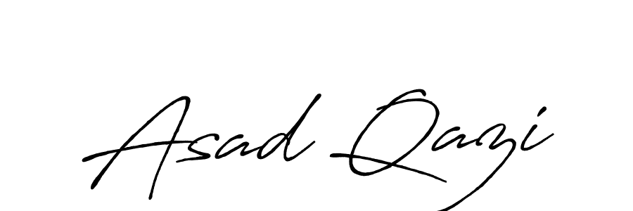 The best way (Antro_Vectra_Bolder) to make a short signature is to pick only two or three words in your name. The name Asad Qazi include a total of six letters. For converting this name. Asad Qazi signature style 7 images and pictures png