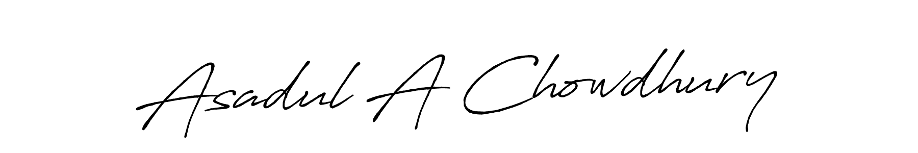 if you are searching for the best signature style for your name Asadul A Chowdhury. so please give up your signature search. here we have designed multiple signature styles  using Antro_Vectra_Bolder. Asadul A Chowdhury signature style 7 images and pictures png