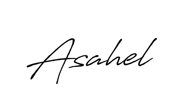 Also we have Asahel name is the best signature style. Create professional handwritten signature collection using Antro_Vectra_Bolder autograph style. Asahel signature style 7 images and pictures png
