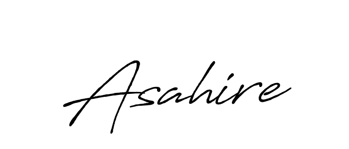 Create a beautiful signature design for name Asahire. With this signature (Antro_Vectra_Bolder) fonts, you can make a handwritten signature for free. Asahire signature style 7 images and pictures png