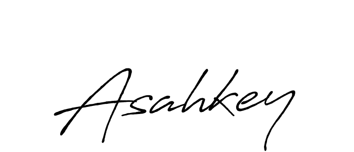 Use a signature maker to create a handwritten signature online. With this signature software, you can design (Antro_Vectra_Bolder) your own signature for name Asahkey. Asahkey signature style 7 images and pictures png