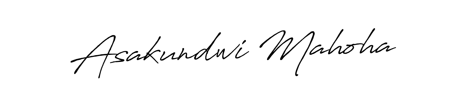 Also we have Asakundwi Mahoha name is the best signature style. Create professional handwritten signature collection using Antro_Vectra_Bolder autograph style. Asakundwi Mahoha signature style 7 images and pictures png