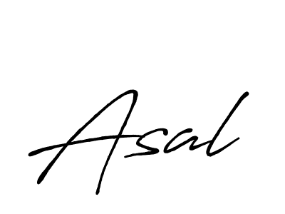 Design your own signature with our free online signature maker. With this signature software, you can create a handwritten (Antro_Vectra_Bolder) signature for name Asal. Asal signature style 7 images and pictures png