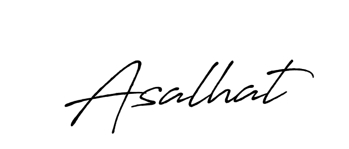 Use a signature maker to create a handwritten signature online. With this signature software, you can design (Antro_Vectra_Bolder) your own signature for name Asalhat. Asalhat signature style 7 images and pictures png