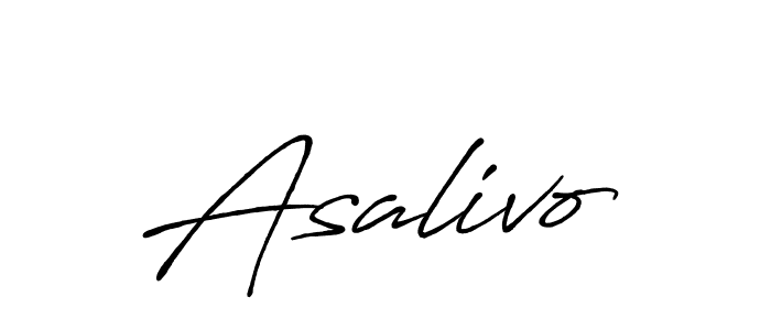 It looks lik you need a new signature style for name Asalivo. Design unique handwritten (Antro_Vectra_Bolder) signature with our free signature maker in just a few clicks. Asalivo signature style 7 images and pictures png